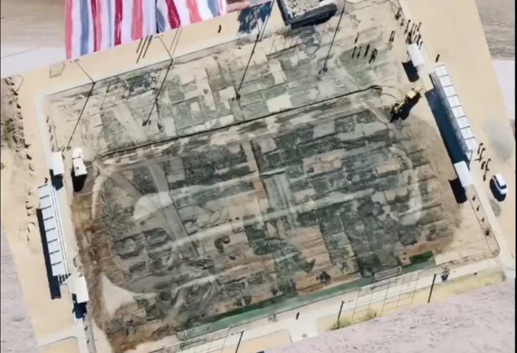 Por fin quedó una cancha lista en el Bosque de la Ciudad.